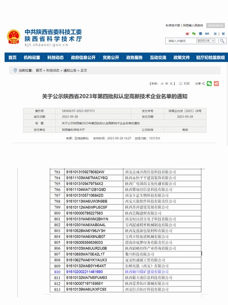 AG旗舰(中国)铜煤公司顺利通过高新技术企业认定